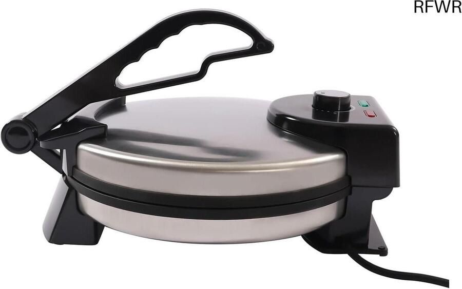 RFWR Elektrische Tortillapers voor Perfecte Pannenkoeken en Taco's Antiaanbaklaag en Temperatuurregeling