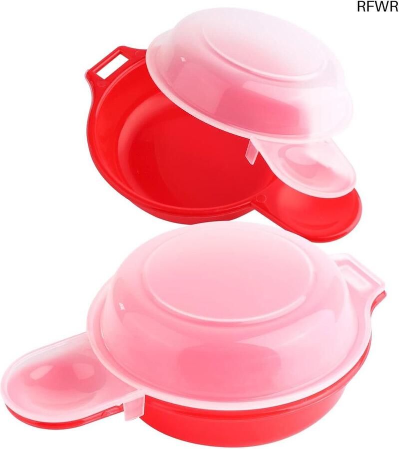 RFWR Magnetron Eierkoker Set voor Snel Koken van Eieren Omeletten en Sandwiches