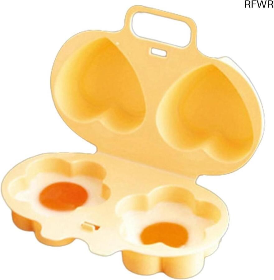 RFWR Magnetron Eierkoker voor Perfect Gepocheerde Eieren Ideaal voor Gezond Ontbijt