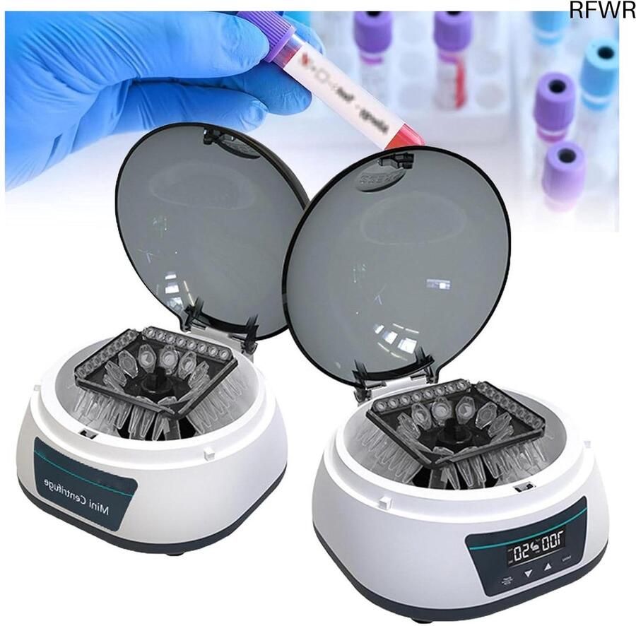 RFWR Mini Hogesnelheids Centrifuge voor Laboratoria Maximale Snelheid 7000 rpm en Hoge Scheidingszuiverheid