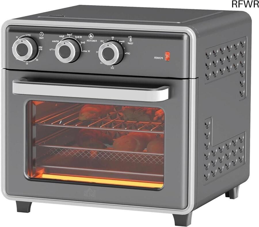 RFWR Mini Oven 20L met Heißluftfunctie en 5 Kookmodi