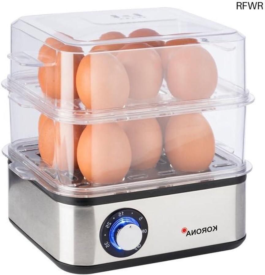 RFWR Mini Stomer en Eierkoker Multifunctionele Stoomkoker voor Groenten en Eieren