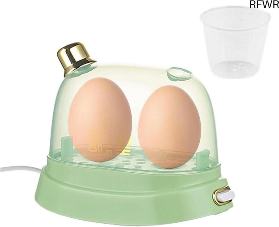 RFWR Multifunctionele elektrische eierkoker met automatische uitschakeling Kook 2 eieren tegelijk 120 W