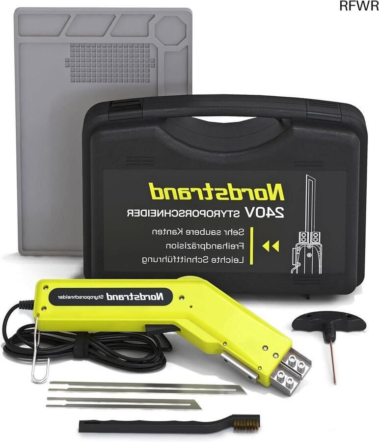 RFWR Polystyreensnijder 200 W met 2 messen Ideaal voor isolatie en precieze sneden