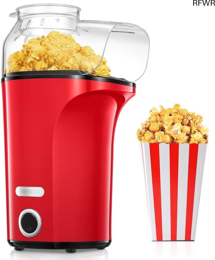 RFWR Popcornmachine 1400 W voor thuis Gezond en Snel