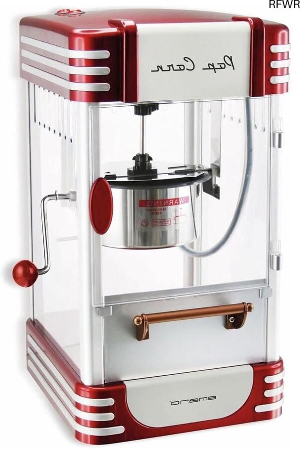 RFWR Popcornmachine met antiaanbaklaag voor zoete en zoute popcorn 360 Watt