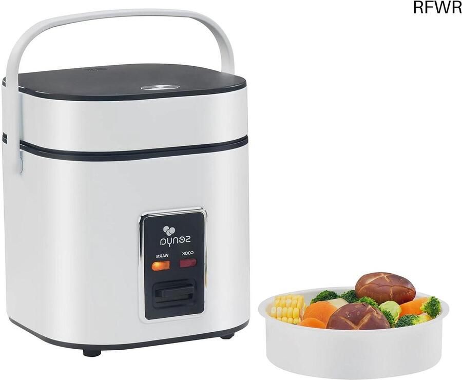 RFWR Rijstkoker 2 liter Perfecte rijst met stoomfunctie en warmhoudfunctie