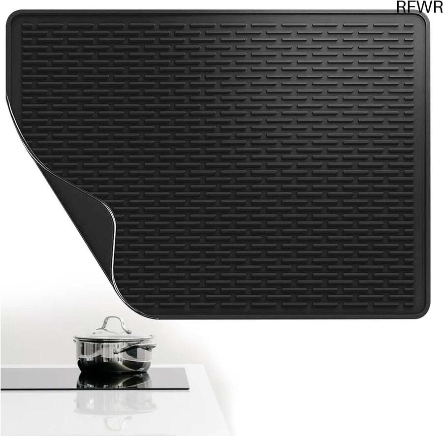 RFWR Siliconen Fornuisafdekplaat 71 x 50 cm Hittebestendige Kookplaatafdekking voor Inductiekookplaten