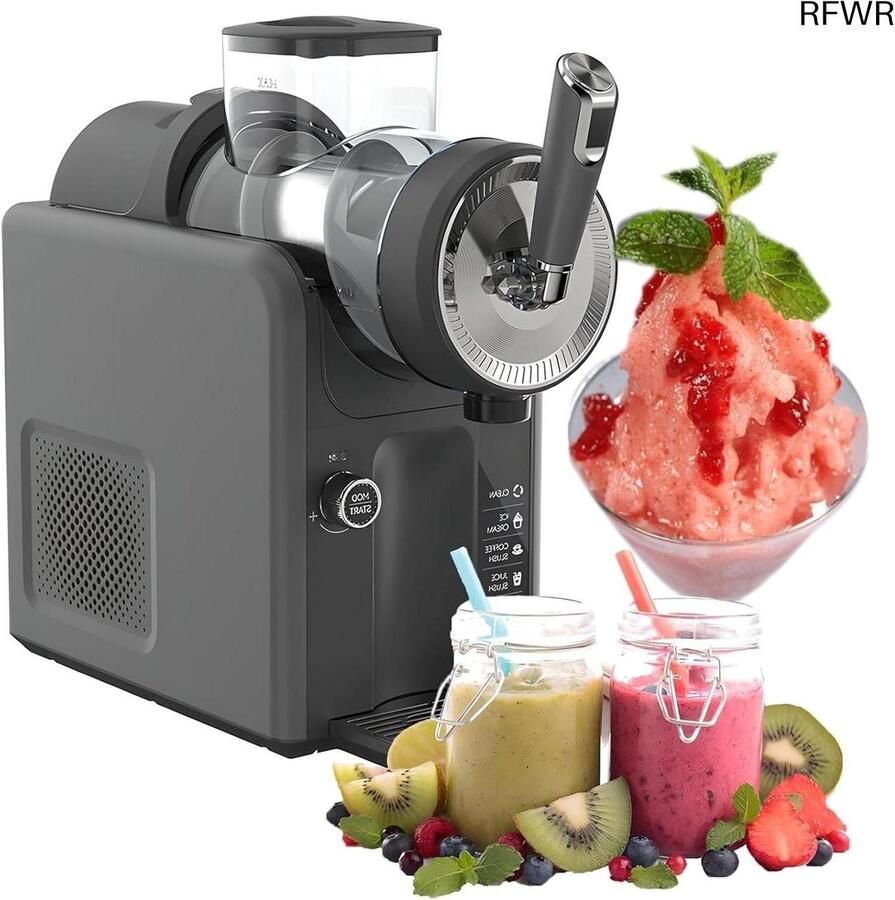 RFWR Slushmachine 1 8L 5-in-1 Slushmaker met Snelkoeling en Automatische Reiniging