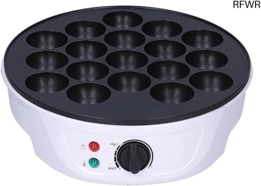 RFWR Takoyaki Maker voor Thuis 18-Holes Niet-Aanbak Pan voor Octopus Ballen