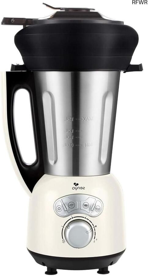 RFWR Verwarmingsblender 1 5L met Stoommand en Multifunctionele Mixfuncties