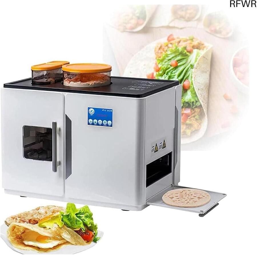 RFWR Volautomatische broodbakmachine voor heerlijke flatbreads en tortilla's