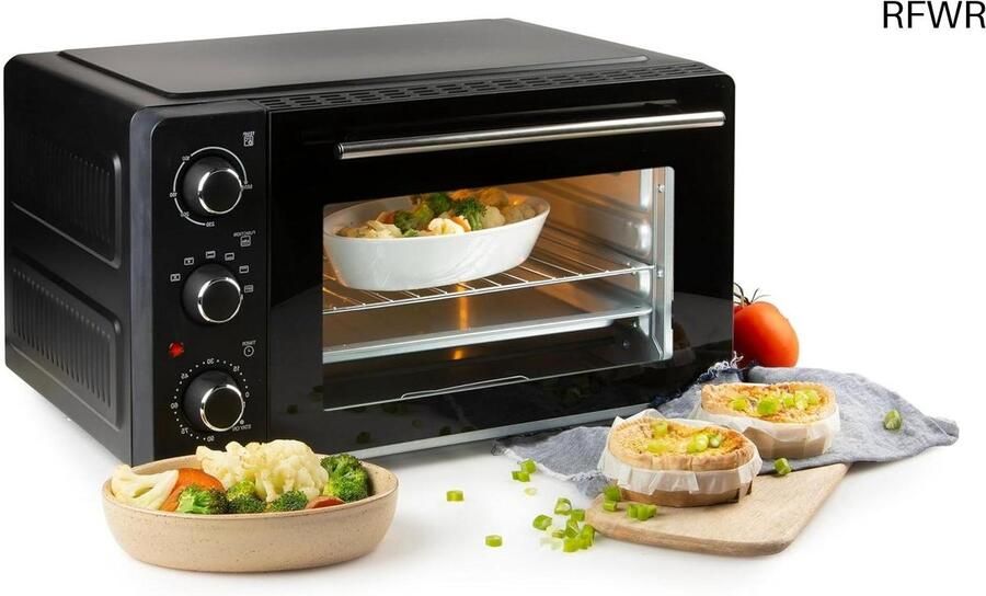 RFWR Vrijstaande Oven met Grillfunctie 28L 1500W Zwart