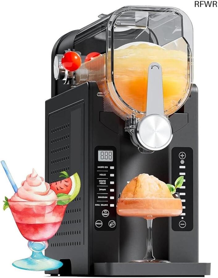 RFWR Zelfreinigende slushmachine voor het maken van bevroren dranken met 6 programma's