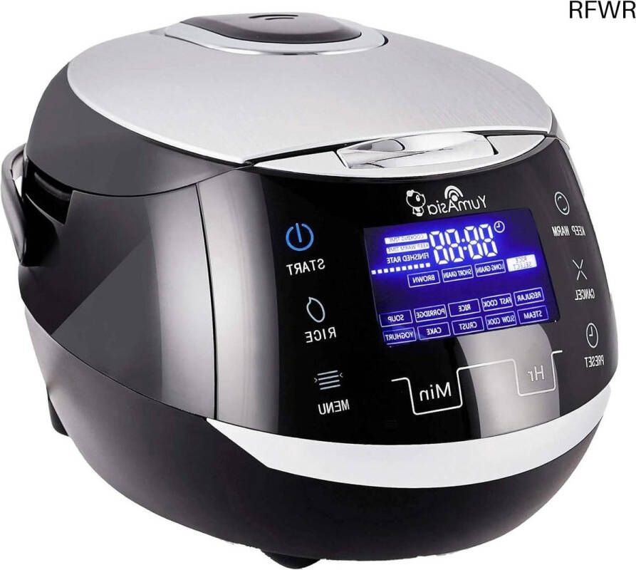 RFWR Rijstkoker met Keramische Kom en Geavanceerde Fuzzy Logic 8 Kopjes