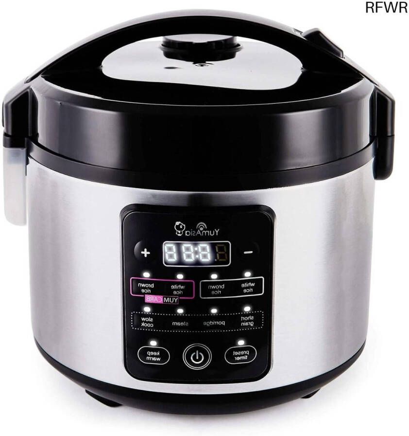 RFWR Rijstkoker met keramische schaal en Fuzzy-logic technologie 5 kopjes 1 liter