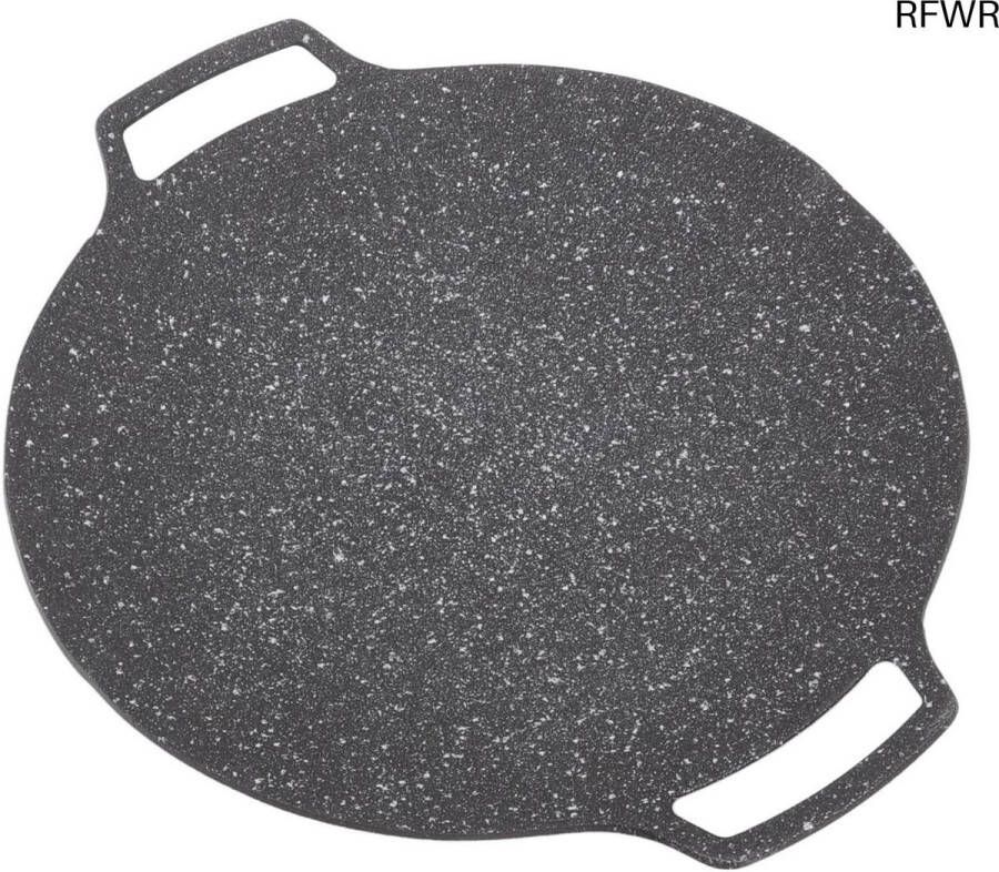 RFWR Ronde Grillpan 30cm met Anti-aanbaklaag voor Inductiekookplaat en Barbecue