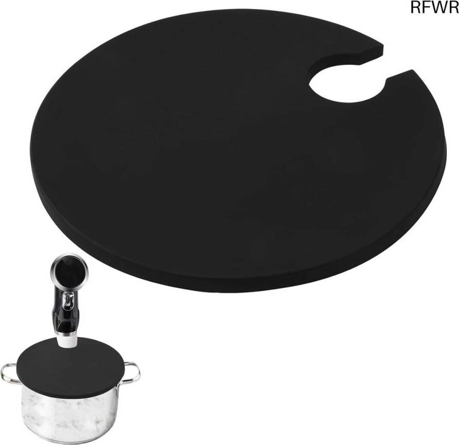 RFWR Siliconen Sous Vide Deksel voor Kookpotten tot 10 5 Inch Vermindert Verdamping en Behoudt Smaak