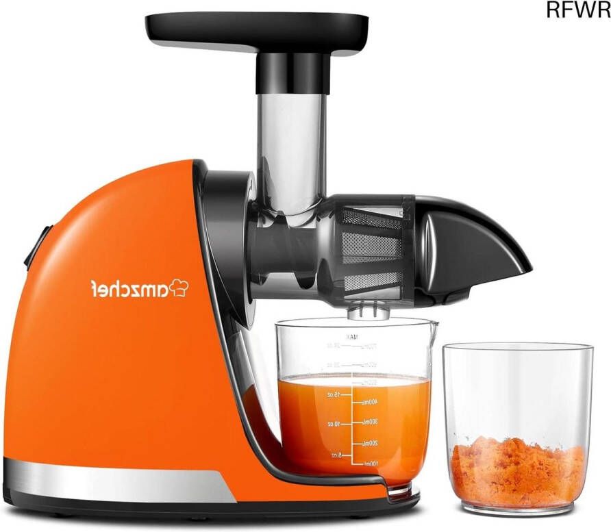RFWR Slowjuicer voor Groente en Fruit Koudpers Sapcentrifuge Masticating Juicer met Filter