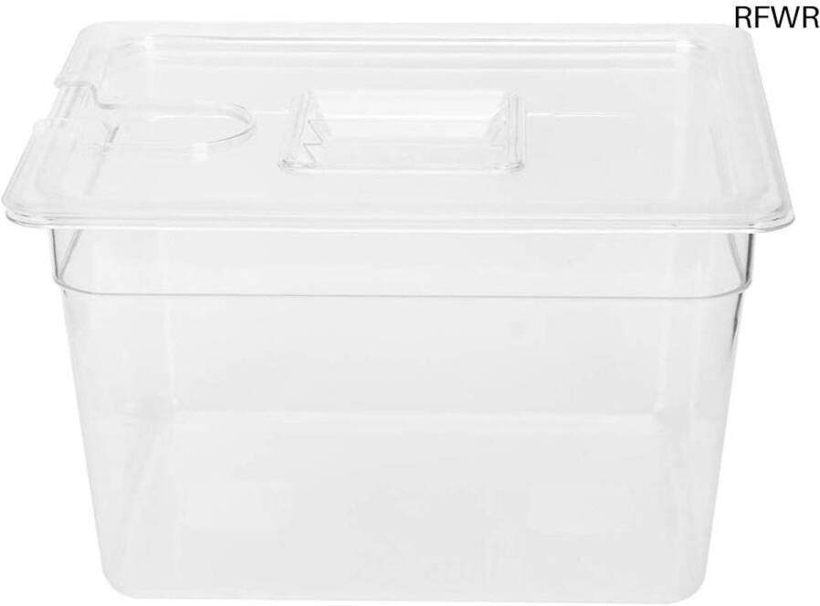 RFWR Sous-vide container 11 7L met deksel Duurzaam en eenvoudig te reinigen