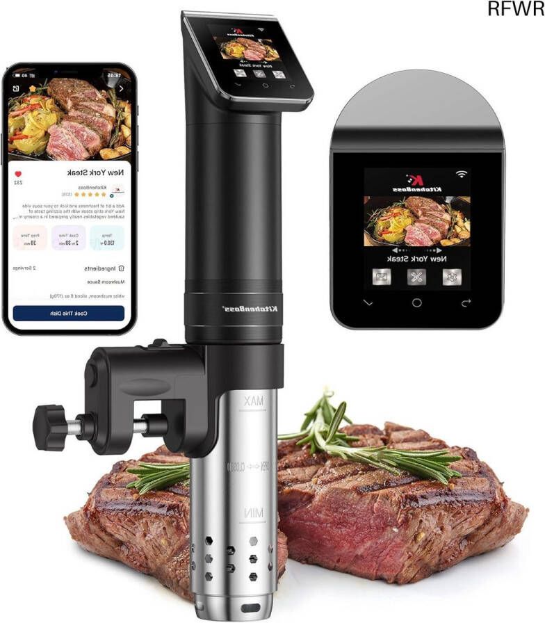 RFWR Sous Vide Garer met Wifi en Nauwkeurige Temperatuurregeling tot 90 °C