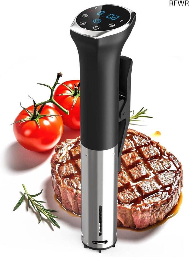 RFWR Sous Vide Garer Stick 1400W 10-90°C 360 Graden Circulatie voor Perfecte Kookresultaten