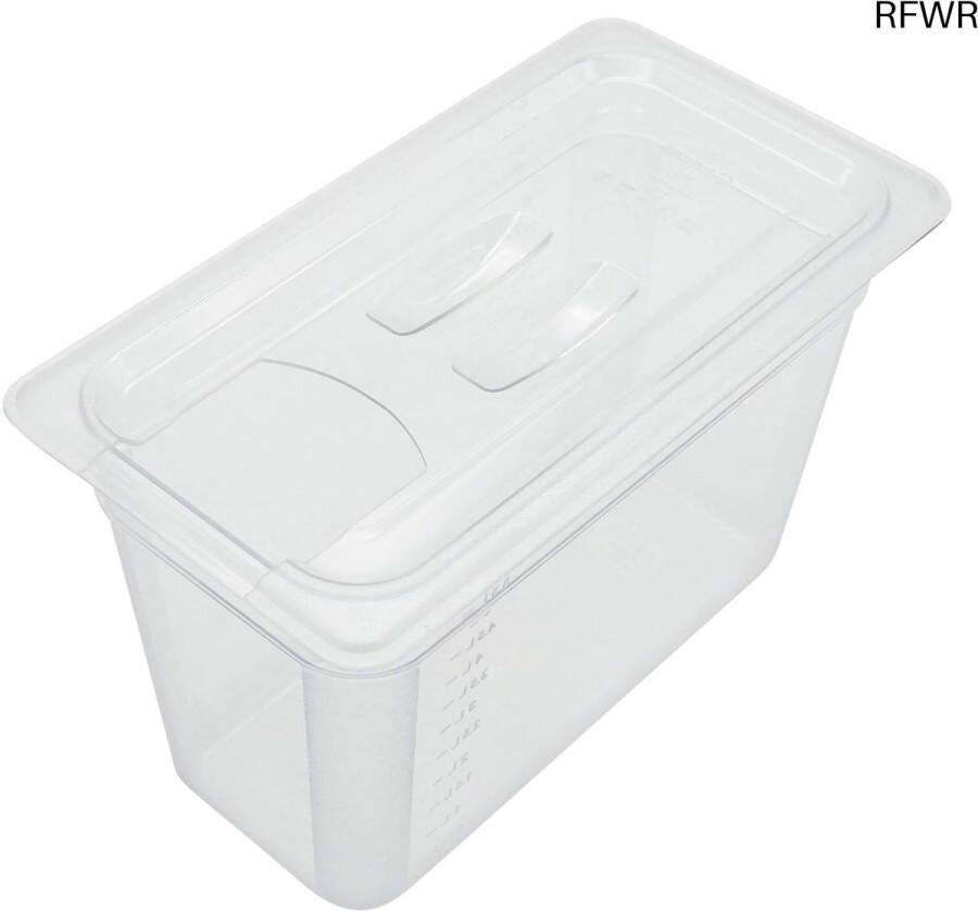 RFWR Sous Vide Water Set Reservoir en Deksel (7L) voor de Serieuze Thuiskok