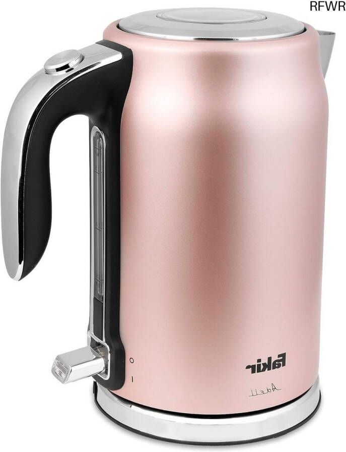 RFWR Stijlvolle Waterkoker van Roestvrij Staal 1 7 L met Automatische Uitschakeling en Stil Ontwerp