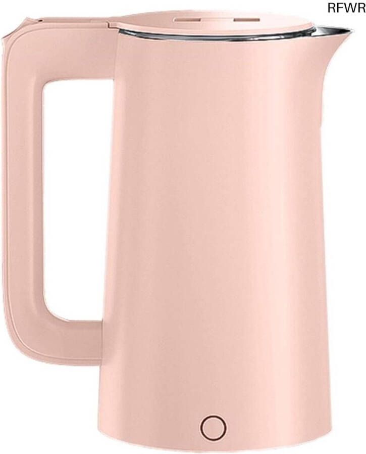 RFWR Stille Kookwaterkoker voor Thee Koffie en Babymelk Snel en Efficiënt in Roze