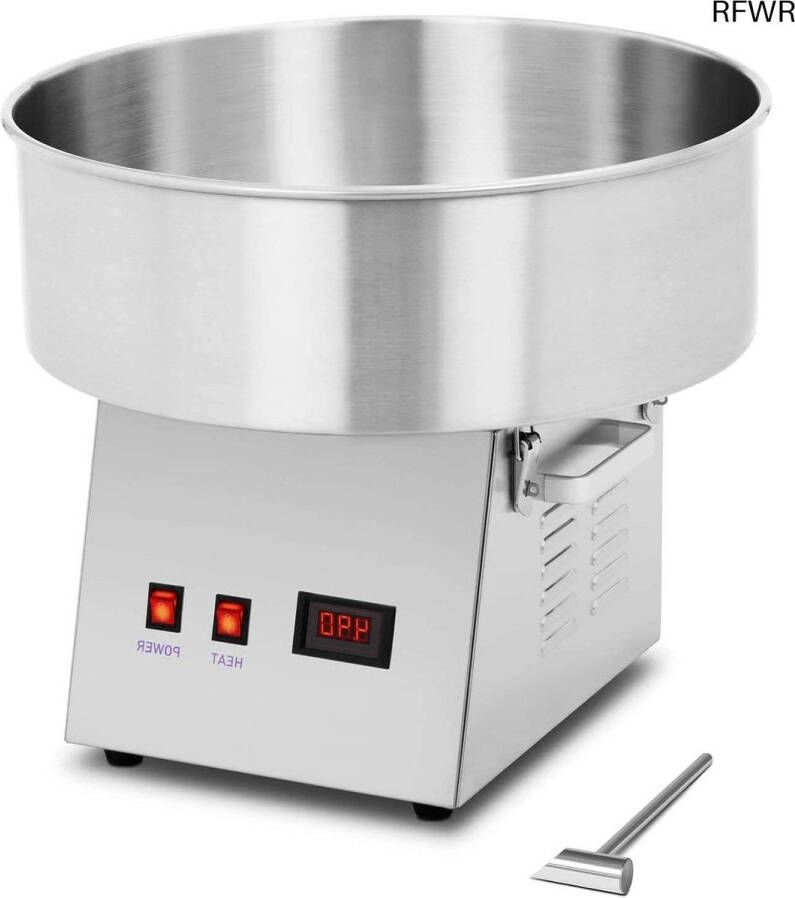 RFWR Suikerspinmachine RVS 1080W Snel en Effectief Suikerspinmaker voor Aromatische Suikerspinnen
