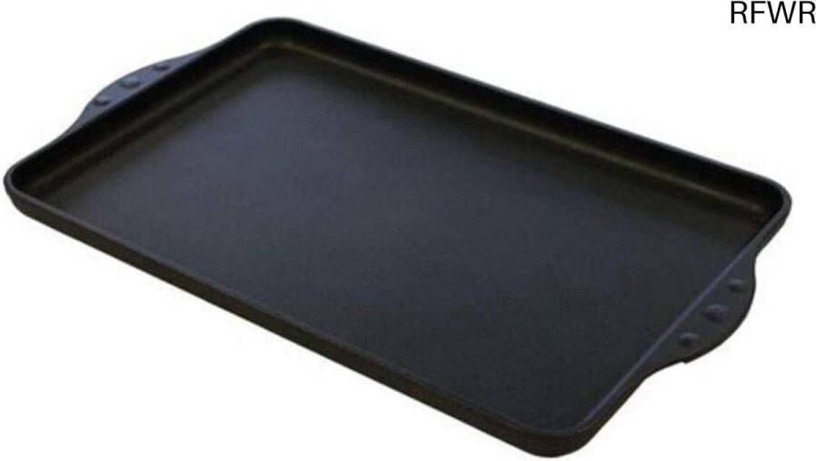 RFWR Teppanyaki Grillplaat XXL 43x28 cm Geschikt voor Inductie en Buitengrill