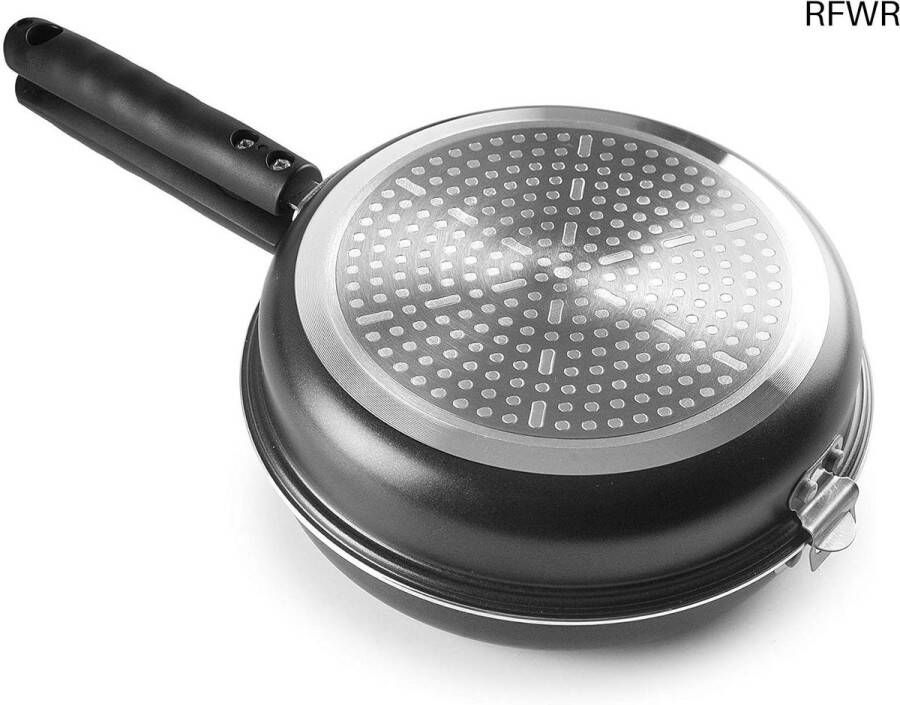 RFWR Tortillapan voor Spaanse omelet 24 cm aluminium antiaanbaklaag inductie geschikt