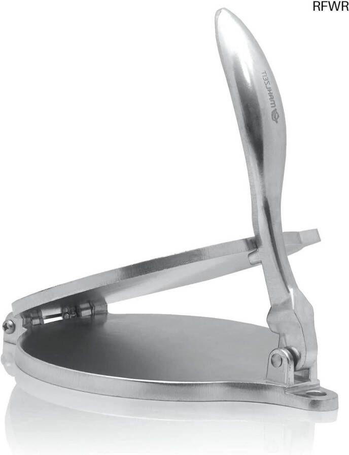 RFWR Tortillapers Ø 20 cm aluminium voor zelfgemaakte tortilla's tostones quesadillas en meer