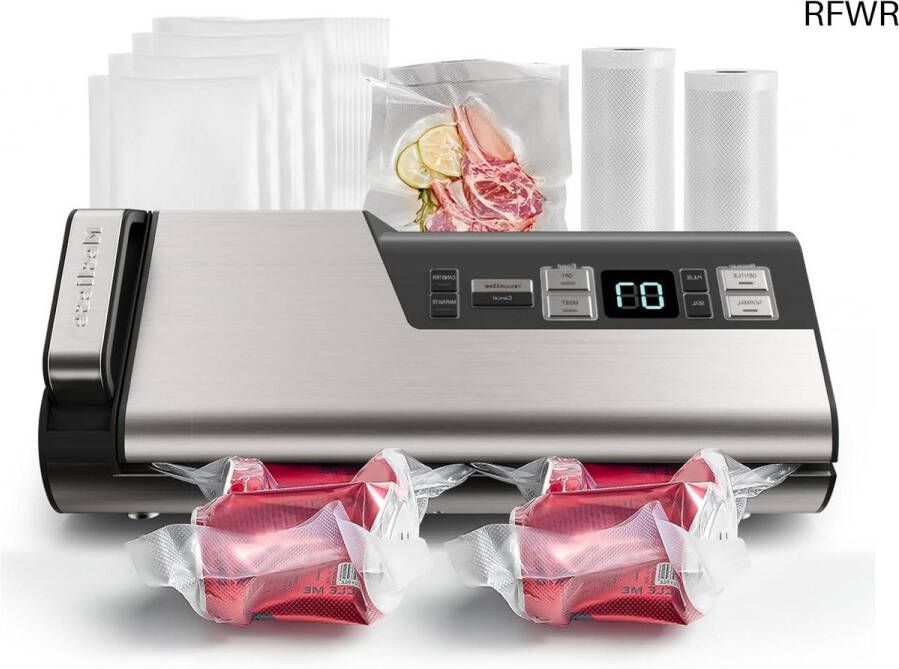 RFWR Vacuüm Sealer Machine met Countdown Display en Ingebouwde Snijder