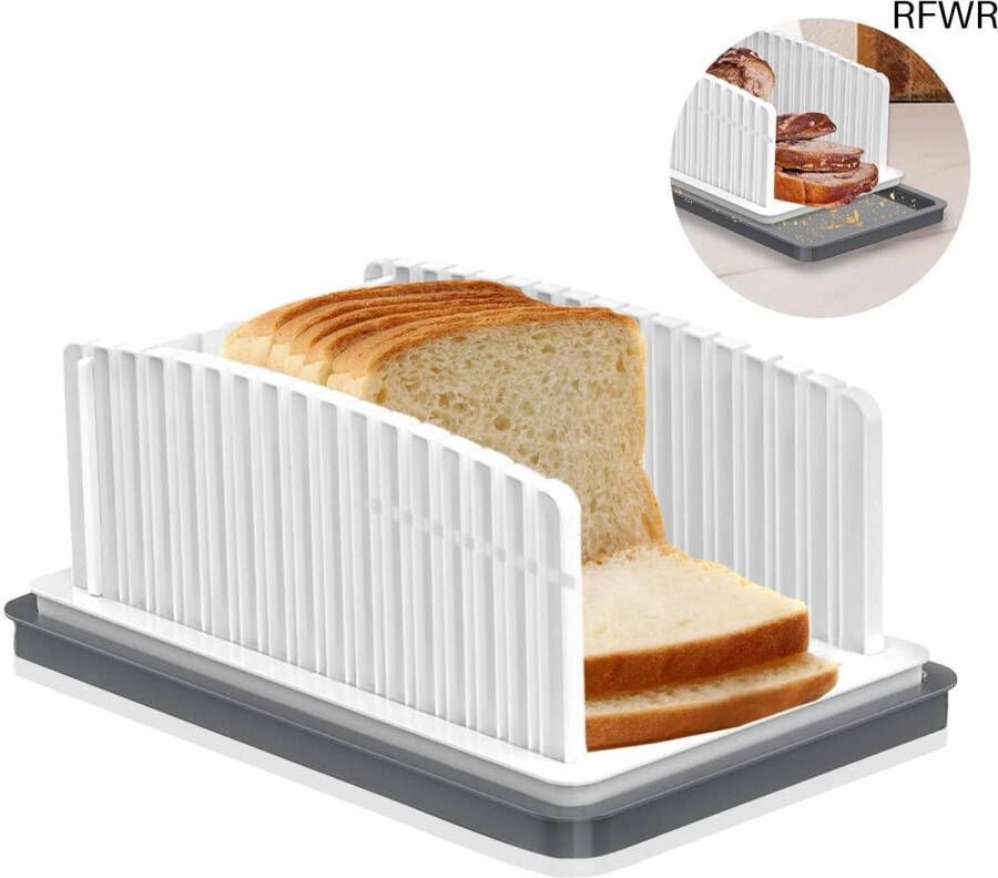 RFWR Verstelbare Broodsnijmachine voor Perfecte Plakken Multifunctioneel en Opvouwbaar