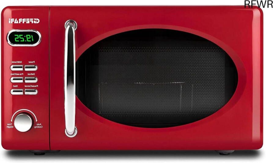 RFWR Vintage combi magnetron 1150 W met grill en digitale functies