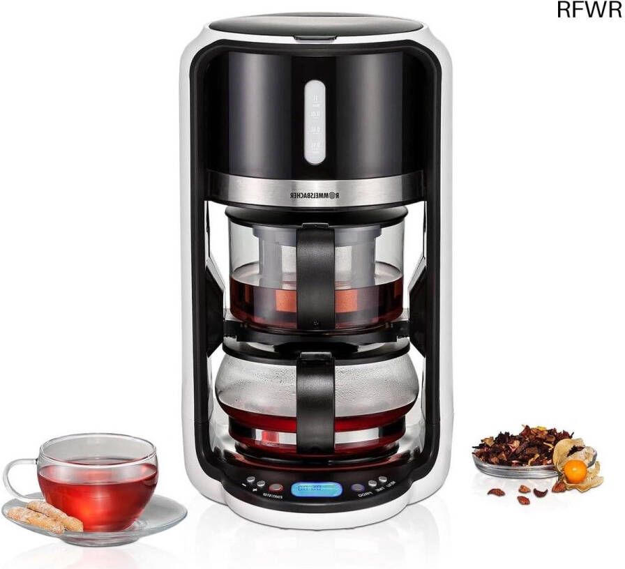 RFWR Volautomatische Theemaker met LCD-display en 5 Programma's voor Perfecte Thee
