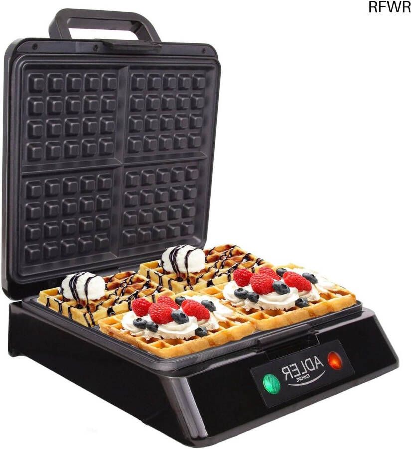 RFWR Wafelmaker 1300W Meerkleurig en Duurzaam
