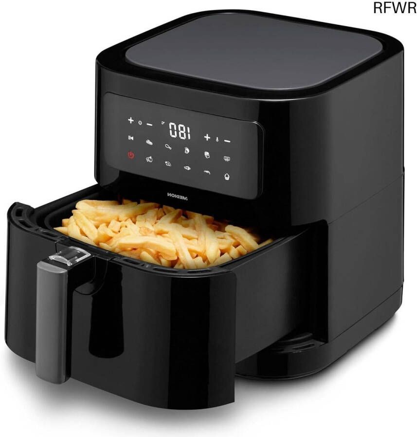 RFWR XL Heteluchtfriteuse met 5 3 liter mand 2150W en 9 automatische programma's voor vetvrij frituren