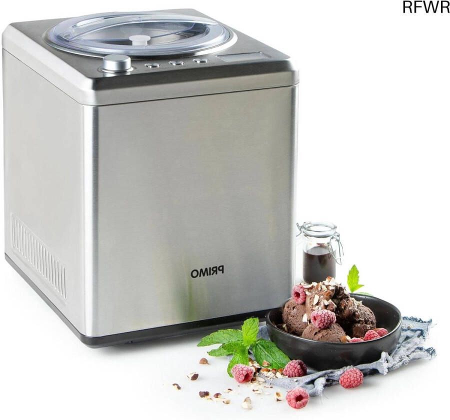 RFWR Zelf vriezende IJsrobot met Compressor 2L Capaciteit Ideaal voor Romig IJs en Sorbet