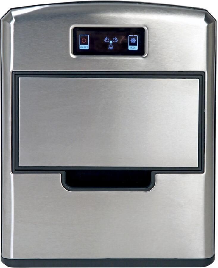 RGV Mojito Ice FG12D Draagbare ijsblokjesmachine 12 kg 24u 150 W Zwart Roestvrijstaal