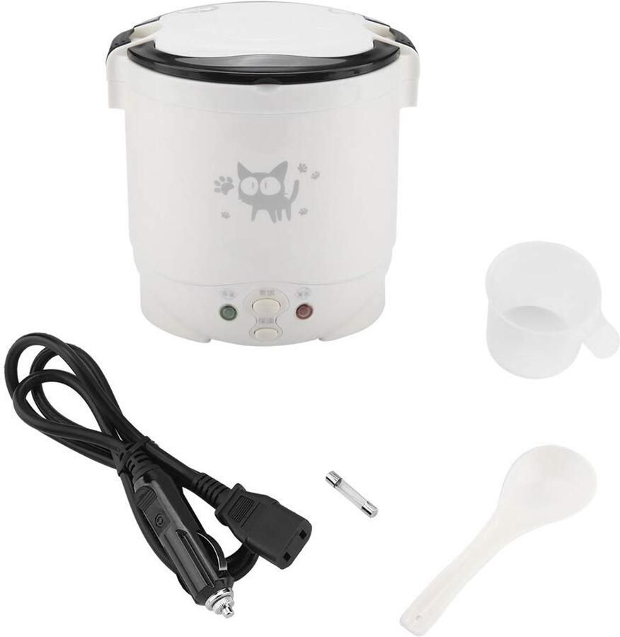 Rijstkoker 12 V 1 liter Wit