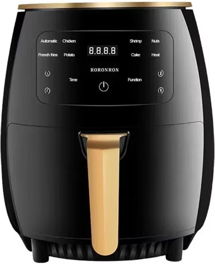 Rimmo Elektrische Airfryer 4 5L Multifunctioneel – Zonder Olie Convection Oven en Frituurpan – Aerogrill Voor de Keuken Gezond Koken Snelle Bereiding 110V 220V