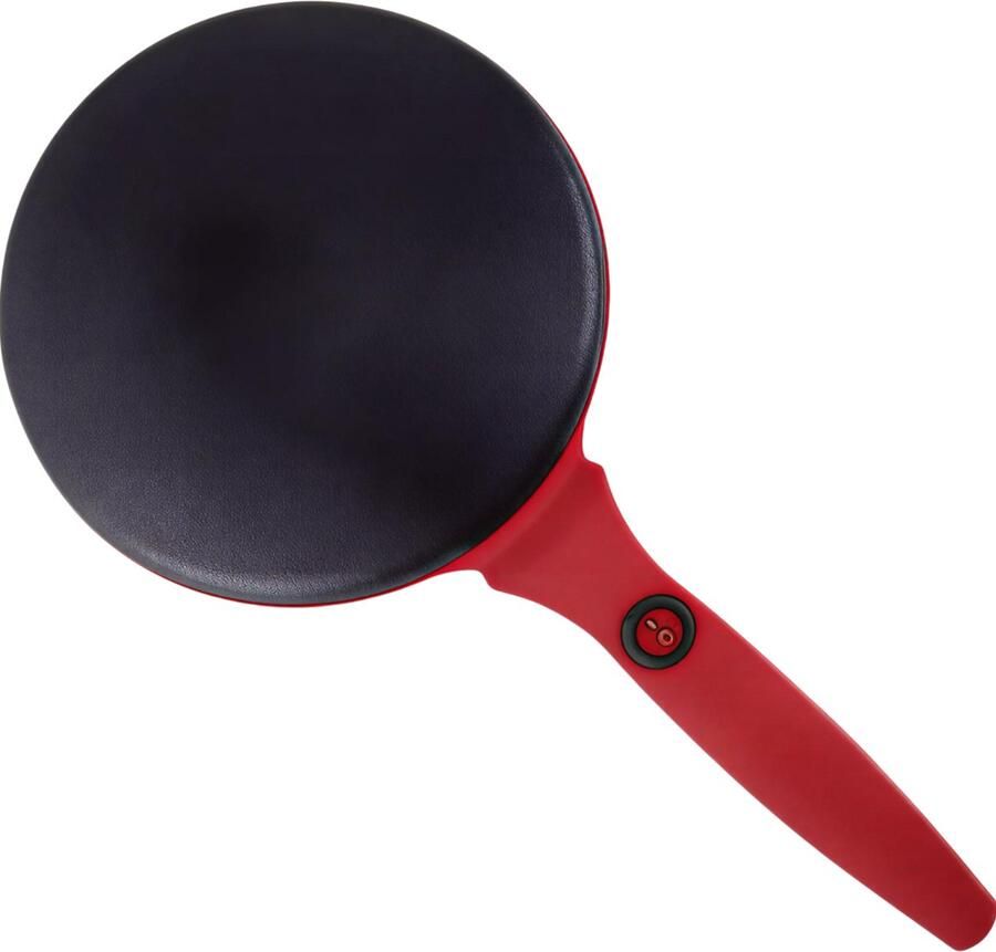 Rimmo Elektrische Crêpe Maker & Pancake Pan – Rood – 220V – Stekker Type: EU – Non-Stick Cake en Pizza Maker Machine voor Ontbijt – Elektrische Bakpan voor Pannenkoeken Crêpes en Chinese Spring Rolls