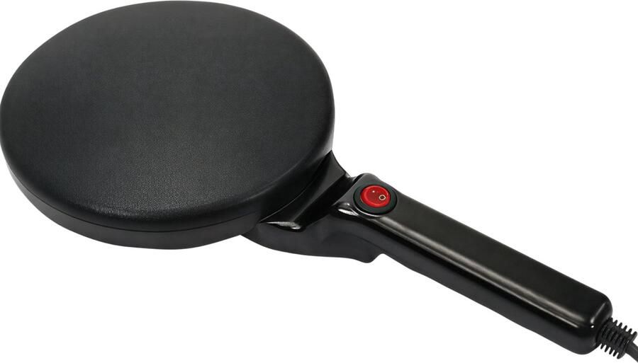 Rimmo Elektrische Crêpe Maker & Pancake Pan – Zwart – 220V – Stekker Type: EU – Non-Stick Cake en Pizza Maker Machine voor Ontbijt – Elektrische Bakpan voor Pannenkoeken Crêpes en Chinese Spring Rolls
