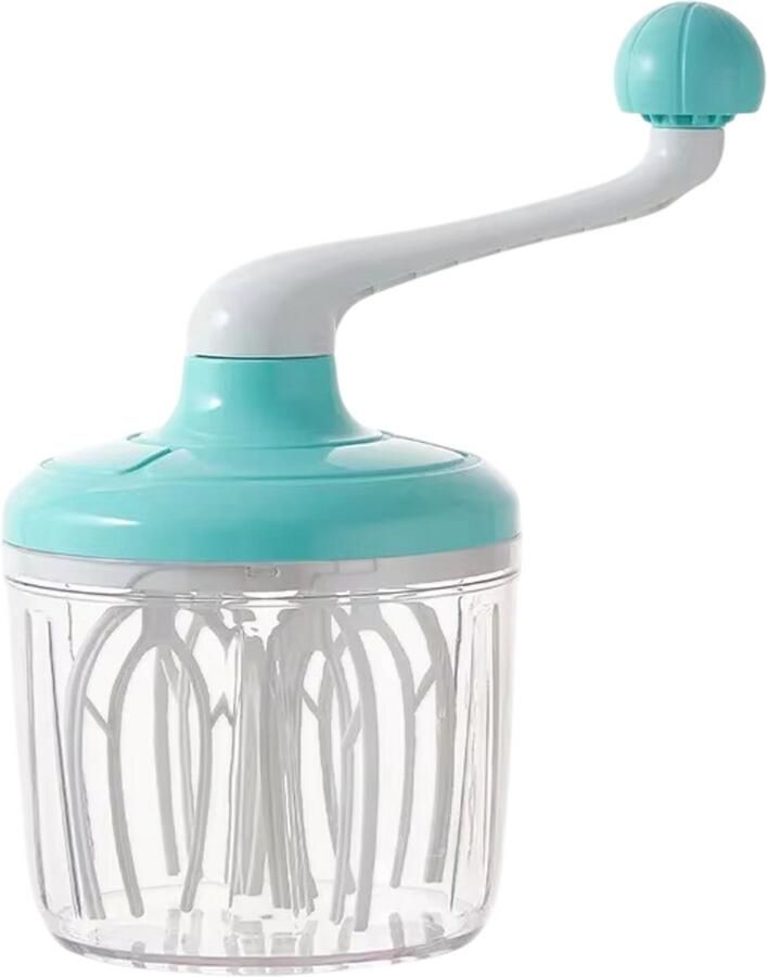 Rimmo Multifunctionele Handmatige Garde – Semi-automatische Eierklopper & Roomklopper – Handmixer voor Ei Slagroom en Cake – Keuken Hand Crank Mixer – Handmatige Keukenmixer Groen