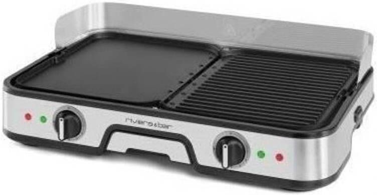 Riviera & BAR Bakplaat QPL525 Kookoppervlak 45 5 x 29 cm 6 tot 8 personen 2000 W