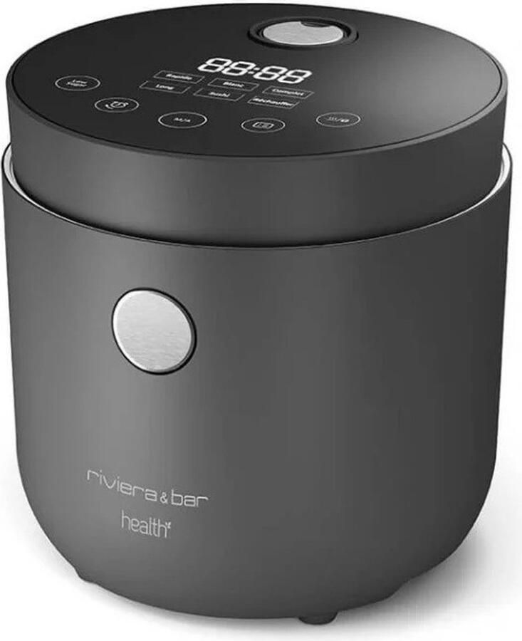RIVIERABAR riviera&bar Rijstkoker Low Sugar 500W 2L Zwart