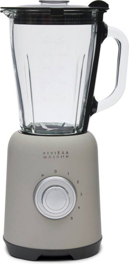 Riviera Maison Blender retro Smoothie maker RM Classic Blender Beige Glas RVS Giftbox 1.5L - Foto 1
