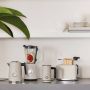 Riviera Maison Rivièra Maison Melkopschuimer Beige Classic Milk 4 Standen met Warm en Koudfunctie RVS - Thumbnail 2